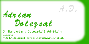 adrian dolezsal business card